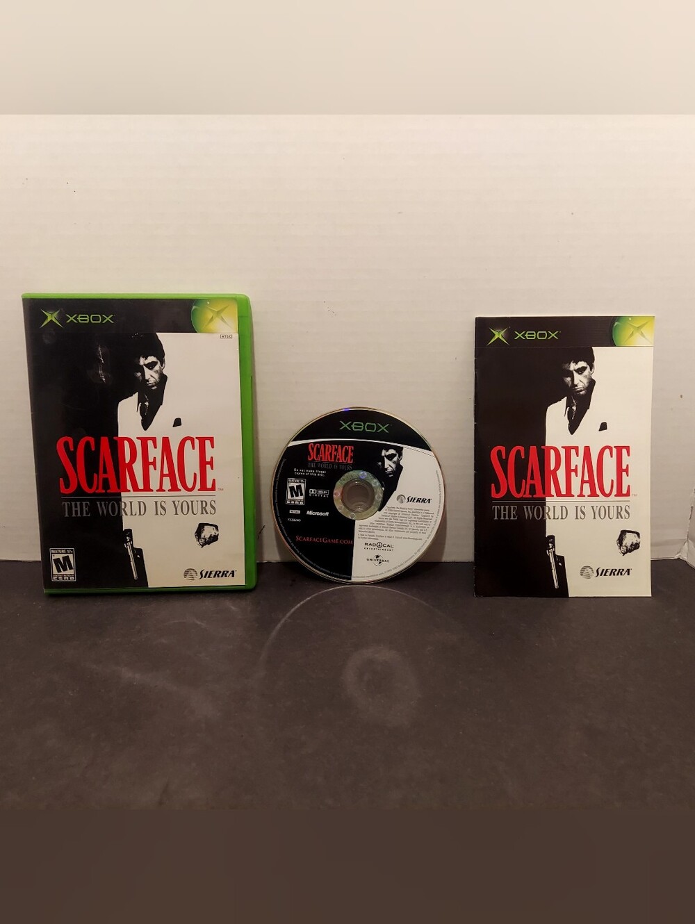 Scarface The World is Yours for Original Xbox Complete with manual scarface xbox